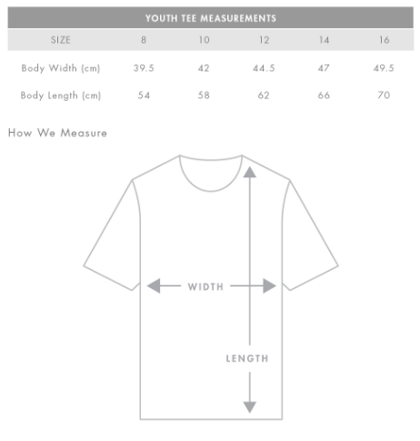 Top Stuff Brunswick Heads Kids Tee - Navy