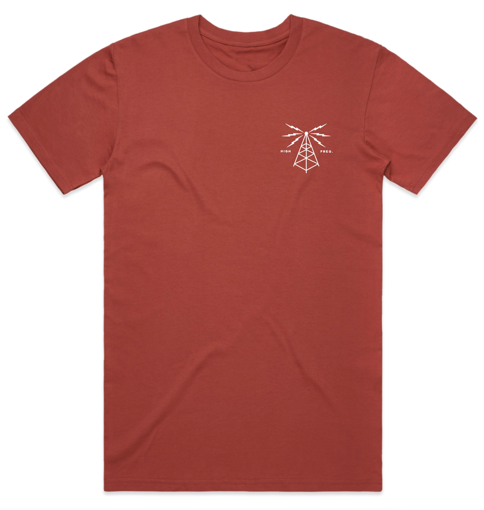 Airwaves T-Shirt - Coral