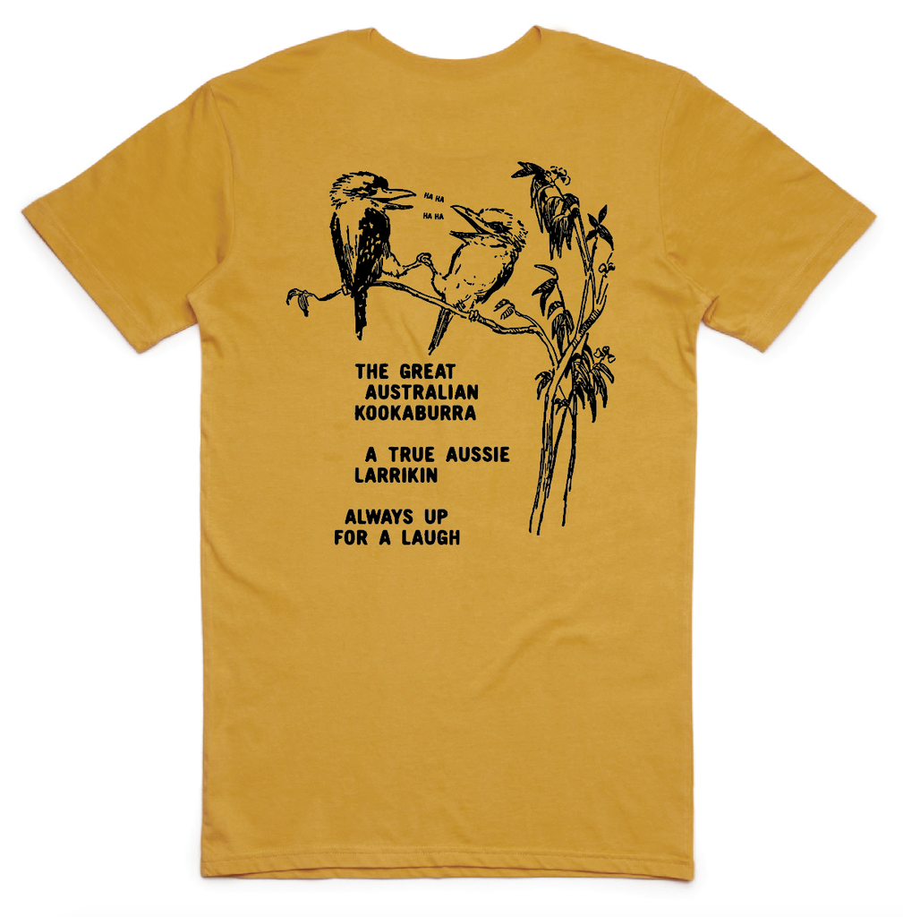 Kookaburra T-Shirt - Mustard