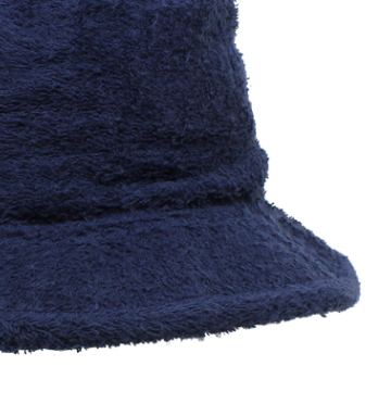 Terry Towelling Bucket Hat - Navy