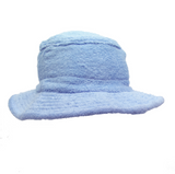 Terry Towelling Bucket Hat - Pale Blue