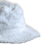 Terry Towelling Bucket Hat - White