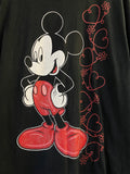Vintage Disney - Mickey Mouse Hearts Tee - Large