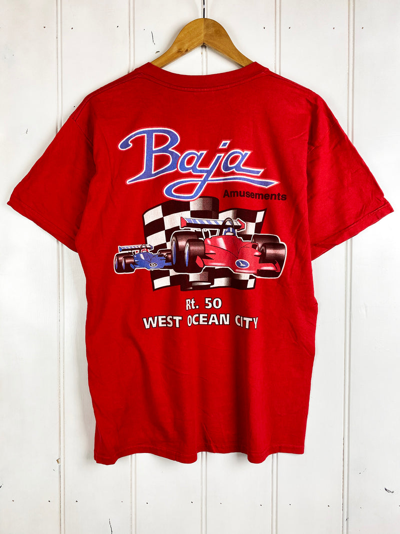 Vintage Racing - Baja Red Tee - Medium