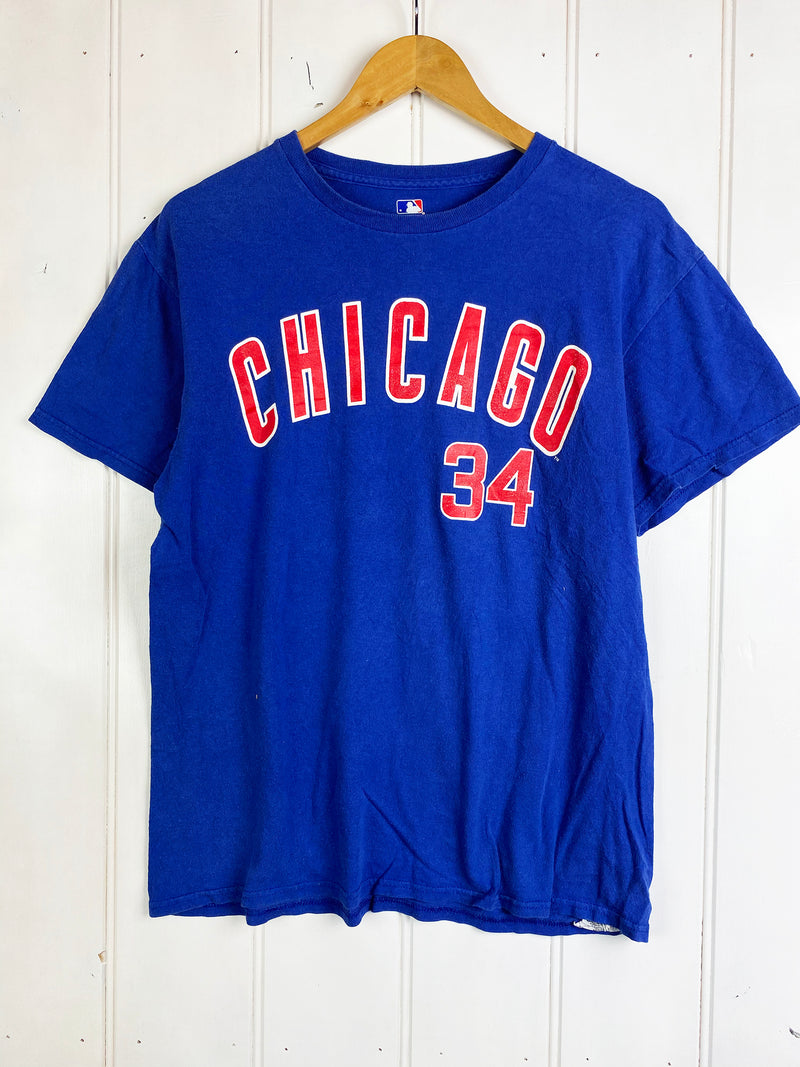 Vintage 80s Chicago Cubs T-Shirt Mens M Deadstock MLB Baseball Screen Stars