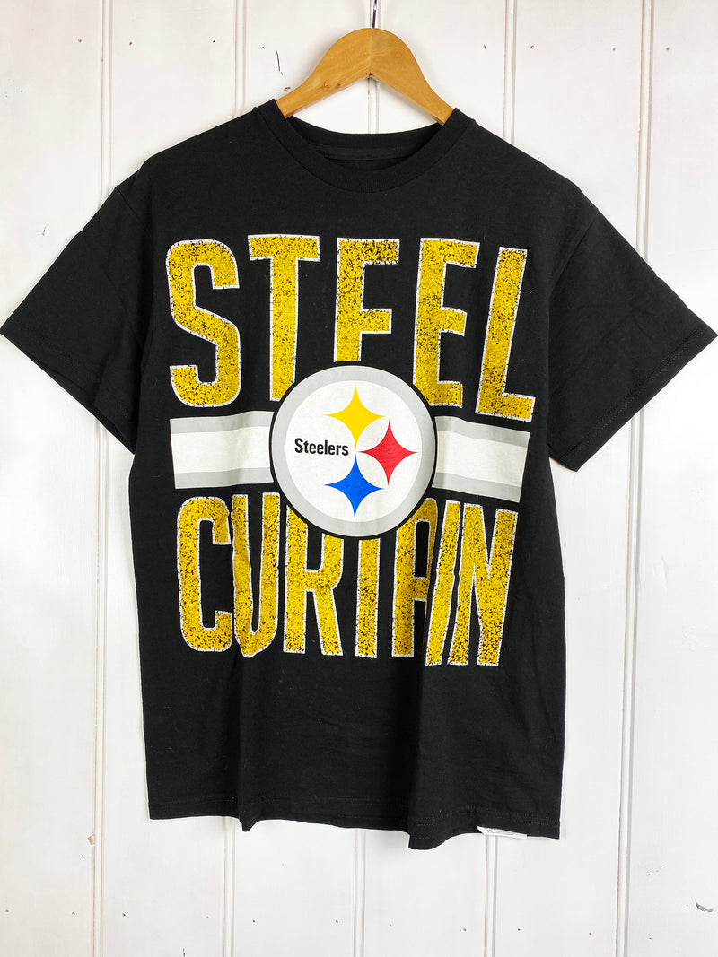 Preloved Sports - Steel Curtain Black Tee - Medium