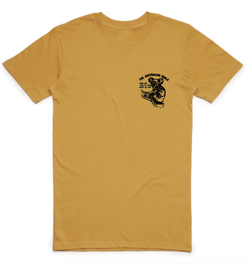 Koala Tee - Mustard