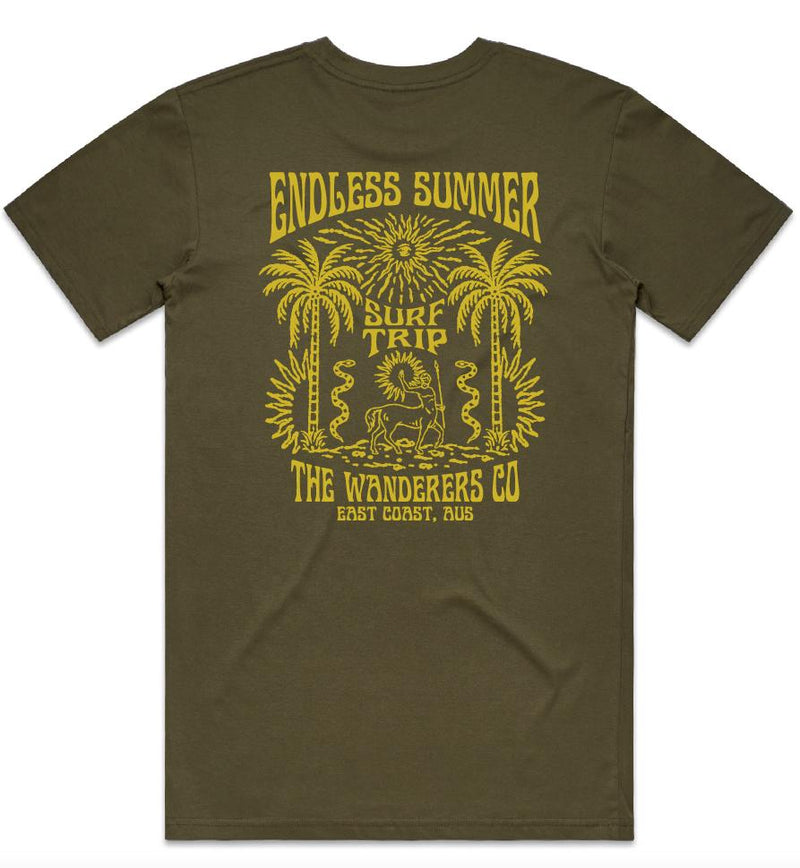 Surf Trip T-Shirt - Army Green