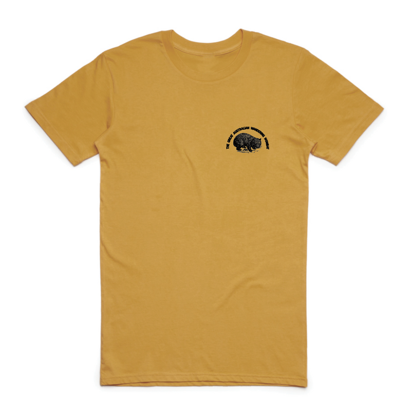 Wombat Tee - Mustard