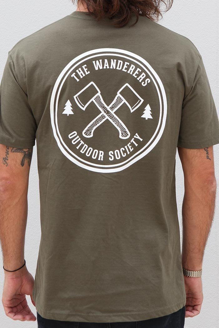 Outdoor Society Tee - Army