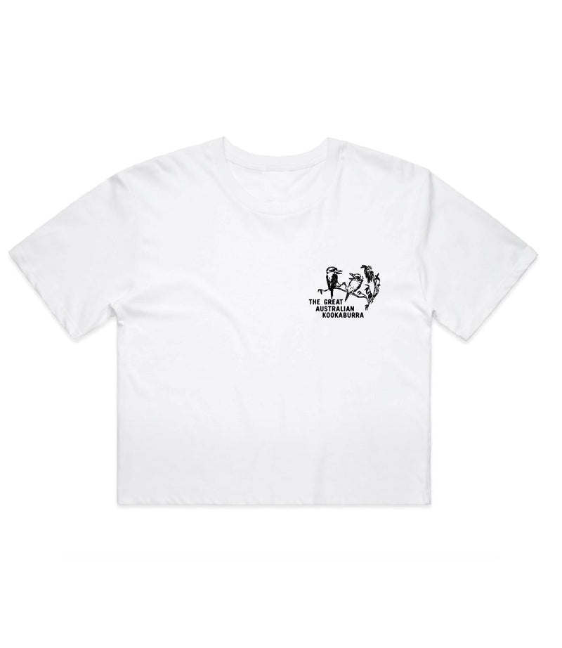 Kookaburra Crop - White