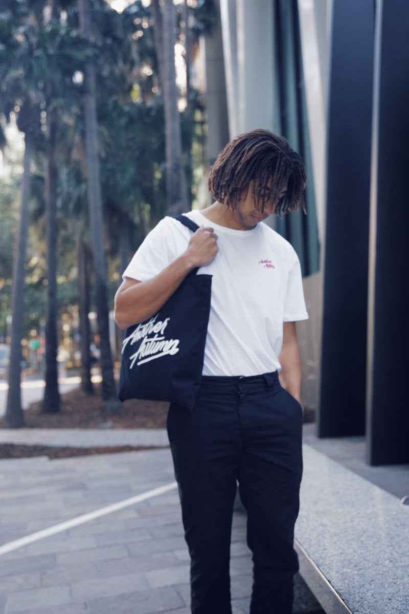 Another Autumn Clothing Co - Another Autumn 'Simple - White' T-Shirt - T-Shirt - Stock & Supply Stores