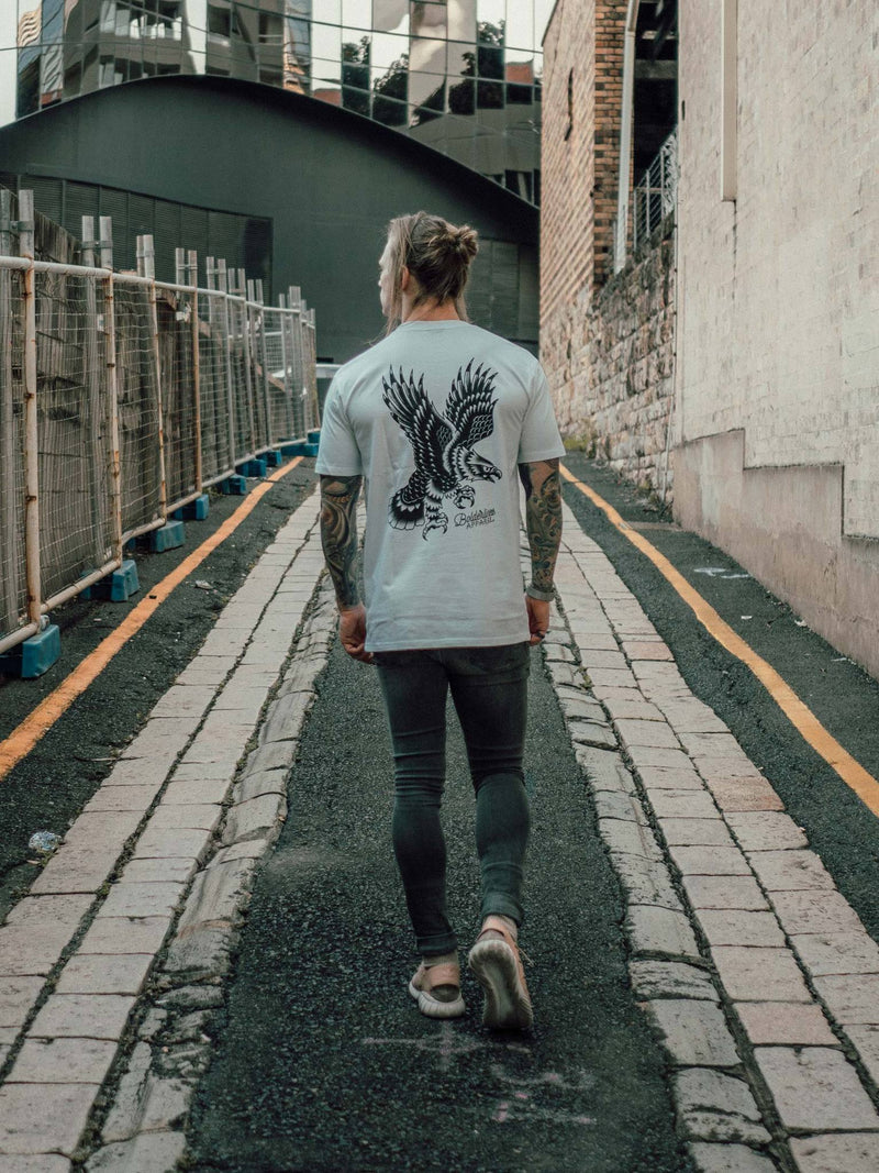 Bolderlines Apparel - Bolderlines Apparel 'Bird of Prey - White' Tee - T-Shirt - Stock & Supply Stores