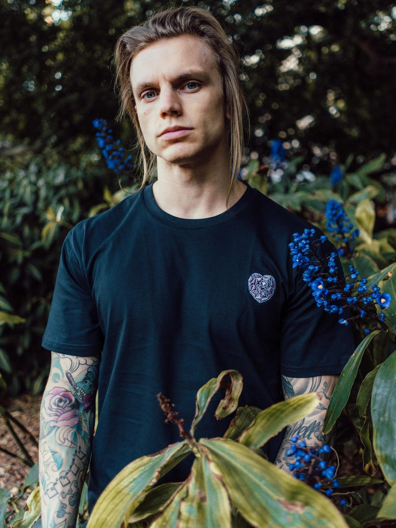 Bolderlines Apparel - Bolderlines Apparel 'Caught in a Web - Navy' Tee - T-Shirt - Stock & Supply Stores