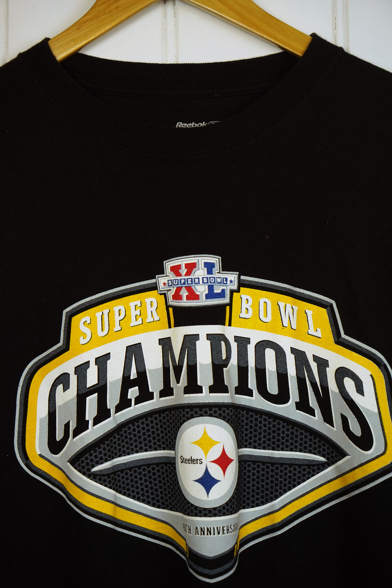 Vintage NFL 1994 AFC Champions Pittsburgh Steelers Faded T-shirt