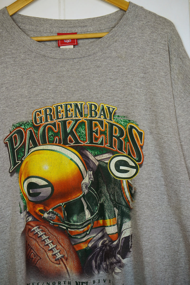 Vintage Sports - Packers Helmet Tee - XLarge