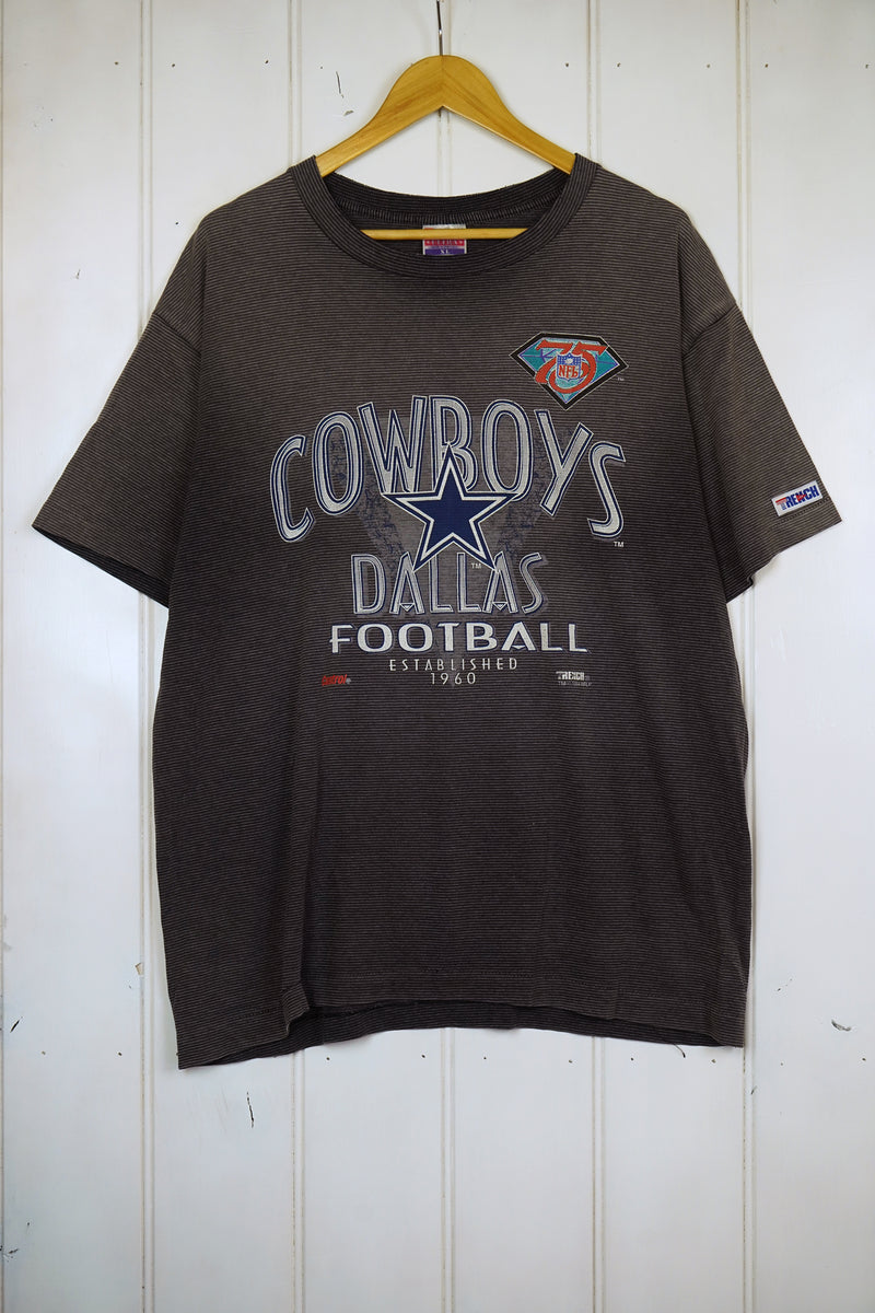 Vintage Dallas Cowboys T Shirt Tee Delta Large Made USA 90s 