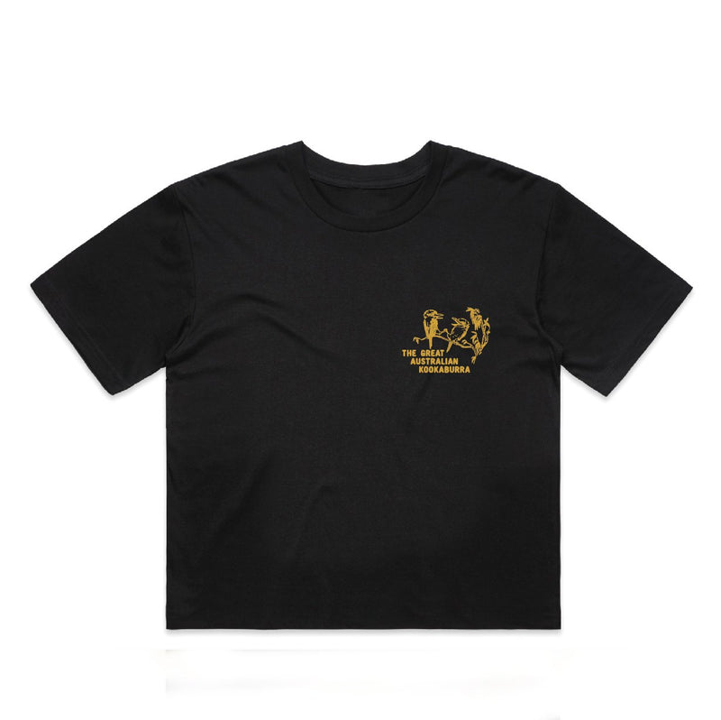 Kookaburra Crop - Black