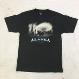 Vintage Alaska Northern Lights Moose Tourist Souvenir T Shirt Medium